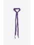 [SAINT LAURENT] narrow lavalliere scarf in silk jacquard 6894973Y0095200