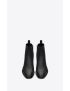 [SAINT LAURENT] wyatt zipped boots in smooth leather 6826271YL001000