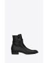 [SAINT LAURENT] wyatt jodhpur boots in smooth leather 6634141YL001000