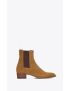 [SAINT LAURENT] wyatt chelsea boots in suede 592017BT3009848