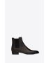 [SAINT LAURENT] wyatt chelsea boots in smooth leather 6341952PN002704