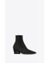 [SAINT LAURENT] vassili zipped boots in suede 66762027D001000