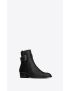[SAINT LAURENT] wyatt jodhpur boots in smooth leather 68830228N001000