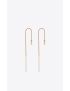 [SAINT LAURENT] opyum ysl long threader earrings in metal 635450Y15008030