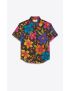 [SAINT LAURENT] yves collar shirt in floral cotton 688325Y2E948486