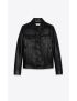 [SAINT LAURENT] denim style jacket in aged leather 529949Y5RD22101