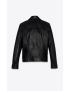 [SAINT LAURENT] denim style jacket in aged leather 529949Y5RD22101