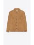 [SAINT LAURENT] overshirt in suede 689172YC2NZ2631