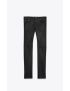 [SAINT LAURENT] skinny pants in stretch grained leather 484303Y5RG21000