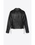 [SAINT LAURENT] motorcycle jacket in aged leather with studs 683270Y5RD21388