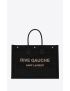 [SAINT LAURENT] rive gauche large tote bag in embroidered raffia and leather 5094152M21E1050