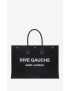 [SAINT LAURENT] rive gauche large tote bag in printed canvas and leather 50941596N9E1070