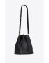[SAINT LAURENT] bucket bag in crocodile embossed lacquered leather 5686062US4W1000