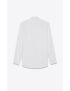 [SAINT LAURENT] shirt in cotton poplin 504094Y271W9000