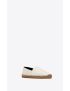 [SAINT LAURENT] embroidered espadrilles in canvas 60595112N811576