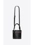 [SAINT LAURENT] bahia small bucket bag in smooth leather with studs 685628AAAEF1077