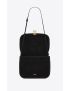 [SAINT LAURENT] francoise medium satchel in suede and goya leather 6692930DJIW1000