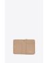[SAINT LAURENT] cassandre saint laurent matelasse compact zip around wallet in grain de poudre embossed leather 668288BOW012721