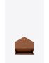 [SAINT LAURENT] cassandre matelasse small envelope wallet in grain de poudre embossed leather 414404BOW012516