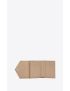 [SAINT LAURENT] cassandre matelasse compact tri fold wallet in grain de poudre embossed leather 403943BOW012721