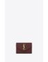 [SAINT LAURENT] cassandre matelasse small envelope wallet in grain de poudre embossed leather 414404BOW016475