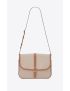 [SAINT LAURENT] sorbonne flap bag in cotton canvas and vintage leather 634791HZD7W9369