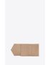 [SAINT LAURENT] envelope compact tri fold wallet in mix matelasse grain de poudre embossed leather 651028BOW912721