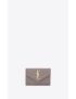 [SAINT LAURENT] cassandre matelasse small envelope wallet in grain de poudre embossed leather 414404BOW0J1202