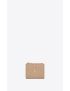 [SAINT LAURENT] cassandre saint laurent matelasse bi-fold wallet in grain de poudre embossed leather 575879BOW012721