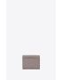 [SAINT LAURENT] cassandre matelasse compact tri fold wallet in grain de poudre embossed leather 403943BOW011202