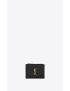 [SAINT LAURENT] cassandre matelasse bi-fold wallet in grain de poudre embossed leather 575879BOW011000