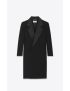 [SAINT LAURENT] tuxedo dress in grain de poudre 693267Y7E611000