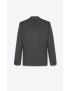 [SAINT LAURENT] double breasted striped jacket in wool 653850Y1D251160