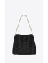 [SAINT LAURENT] suzanne medium hobo bag in smooth leather 63480411C0W1000