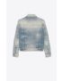 [SAINT LAURENT] boyfriend jacket in hilton sky blue denim 695156Y31KA4055