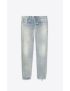 [SAINT LAURENT] boyfriend jeans in 80s vintage blue denim 644026YD3724503