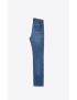 [SAINT LAURENT] 90s highwaist jeans in dark bleach blue denim 644332Y10GA4172