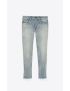[SAINT LAURENT] skinny mid waist jeans in santa monica blue denim 684424Y06DL4570