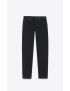 [SAINT LAURENT] slim fit jeans in worn black denim 644024YF8991220