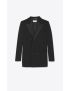 [SAINT LAURENT] double breasted tuxedo jacket in grain de poudre saint laurent 665488Y512W1000