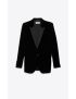 [SAINT LAURENT] tuxedo jacket in velvet 517741Y525R1000