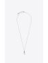 [SAINT LAURENT] baroque pearl charm necklace in metal and pearl 687967Y15PE8103