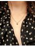 [SAINT LAURENT] mini heart pendant necklace in metal 632310Y15008060