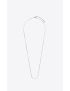 [SAINT LAURENT] long venetian chain necklace in metal 692124Y15008126