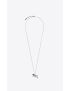 [SAINT LAURENT] long multi charm necklace in metal 692062Y15268368