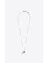 [SAINT LAURENT] long multi charm necklace in metal 692062Y15268368