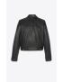 [SAINT LAURENT] denim jacket in smooth drummed lambskin 533499YC2OC1000