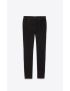 [SAINT LAURENT] high rise skinny pants in stretch suede 619744YC2IG1000