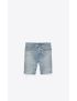 [SAINT LAURENT] shorts in florida blue flower printed denim 638547Y863S4119