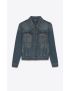 [SAINT LAURENT] classic jacket in deep vintage blue denim 597064YC8684255